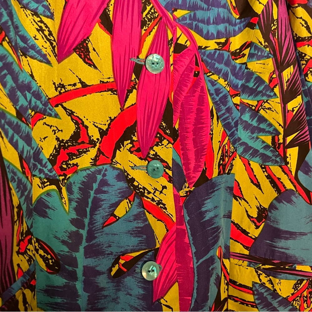 Colorful Silk Blazer